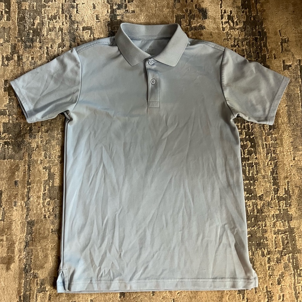 Chaps Light Gray Polo Shirt